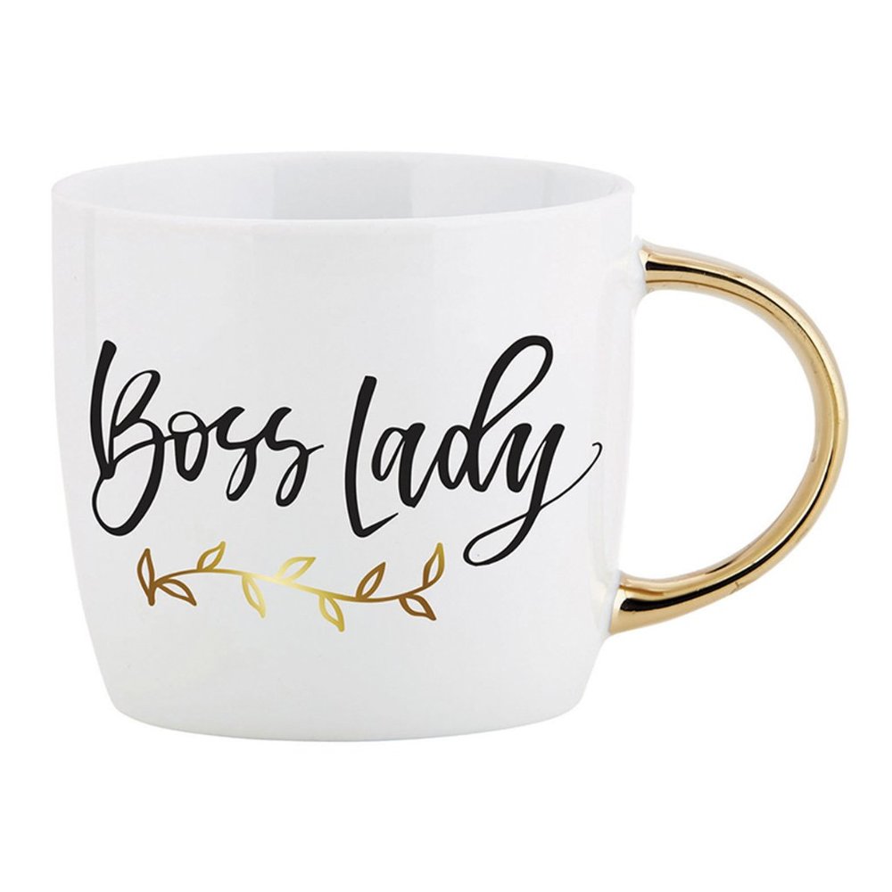 Gold Handle Mug - Boss Lady/ NWT